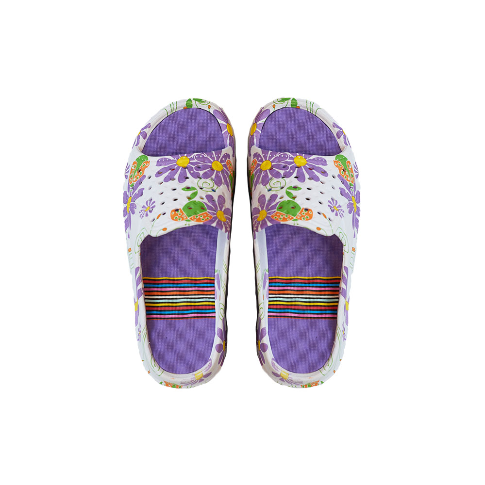 Women open sandals 36-41 multicolor/violetti